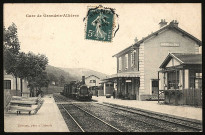 Grandris. La gare de Grandris-Allières.
