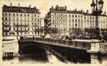 Lyon. Le pont de la Feuillée.