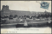 Jardin des Tuileries vu de la terrasse des Feuillants.