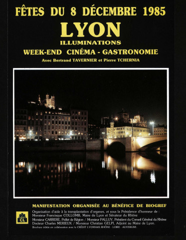 Fêtes du 8 décembre 1985 à Lyon.