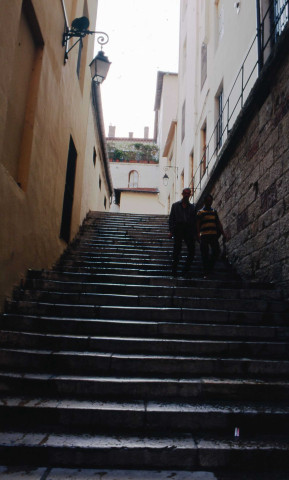 Escaliers (juillet 1999, juin 2000, juillet 2005).