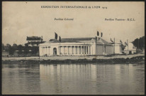 Lyon. Exposition internationale de Lyon 1914. Pavillon colonial - Pavillon tunisien.