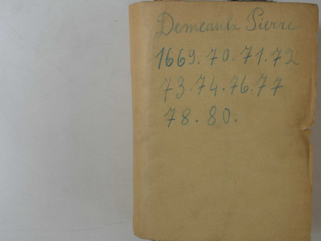 1669-1674 ; 1676-1678 ; 1680