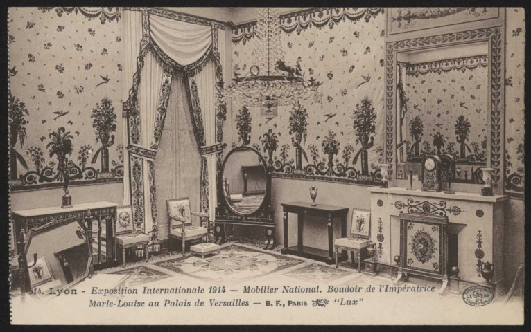 Boudoir de l'Impératrice Marie-Louise au palais de Versailles.