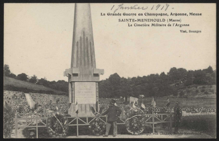 Le cimetière militaire de l'Argonne.