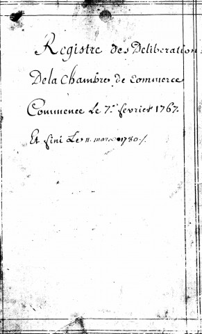 Février 1767-mars 1780.
