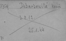 DEBARBOUILLE Henri
