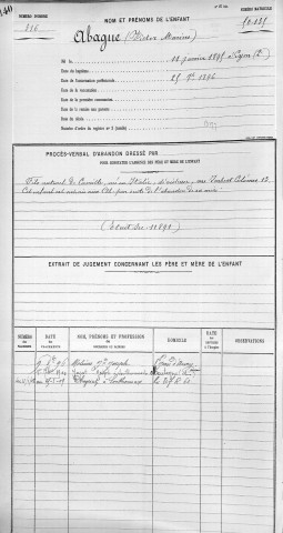 ABAGUE, Victor, Marius.