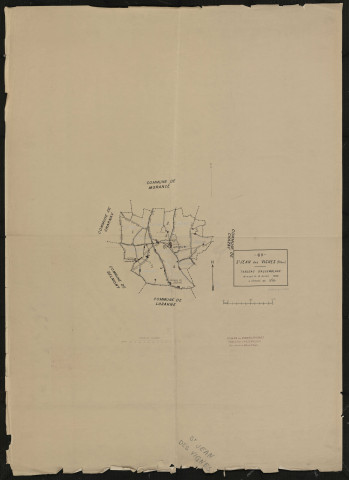 Tableau d'assemblage (TA). Plan dressé le 10 juillet 1930.