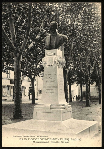Saint-Georges-de-Reneins. Monument Émile Guyot.