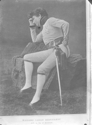 Sarah Bernhardt dans "L'Aiglon" d'Edmond Rostand.