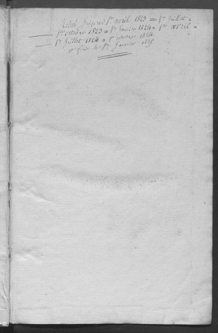 Janvier 1823-janvier 1825 (volume 9).