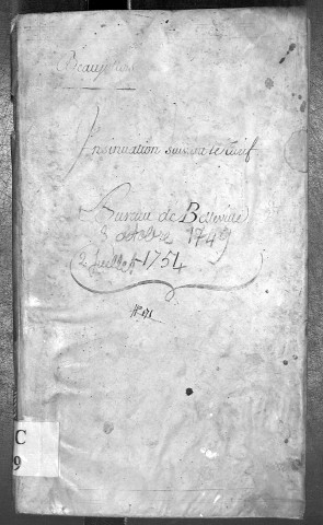 3 octobre 1749-2 juillet 1754.