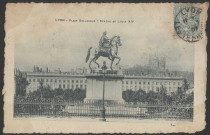 Place Bellecour. Statue de Louis XIV.