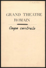 Coupe centrale du théâtre, 1942.