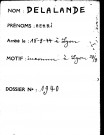 DELALANDE Henri