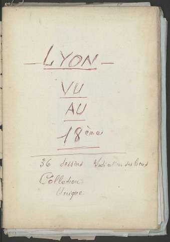 "Coups d'œil édifiants de Lyon sous la fin du XVIIIe siècle et la Révolution".