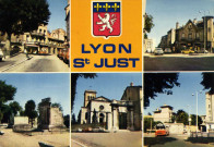 Lyon. Saint-Just. Vues multiples en mosaïque.