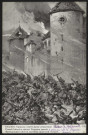 Bataille de la Marne. Infanterie française contre garde prussienne. Château de Montdement (septembre 1914).