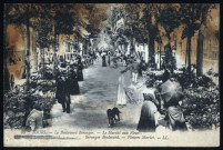 Le boulevard Béranger et le marché aux fleurs.