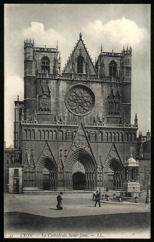 Lyon. La Cathédrale Saint-Jean.