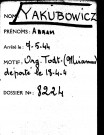 YAKUBOWICZ Abram