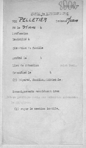 PELLETIER Jean
