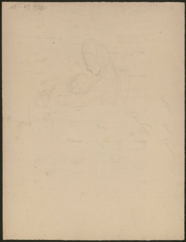 Dessin préparatoire.