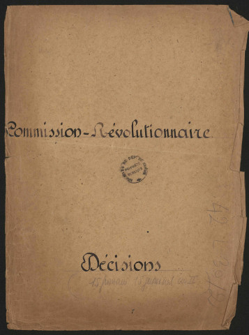 7e tableau des contre-révolutionnaires mis à mort après sentences de la commission révolutionnaire.