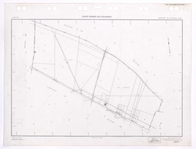 Section ZL. Feuille remembrée pour 1996.