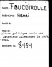 FOUCOIROLLE Henri