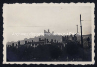 Colline de Fourvière, depuis le pont du Change.