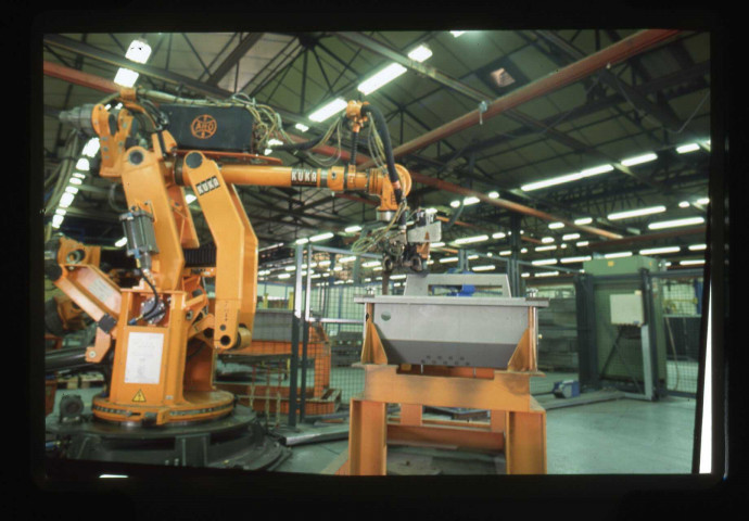Robots industriels.