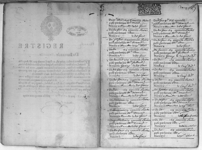 30 octobre 1693-25 mars 1694.