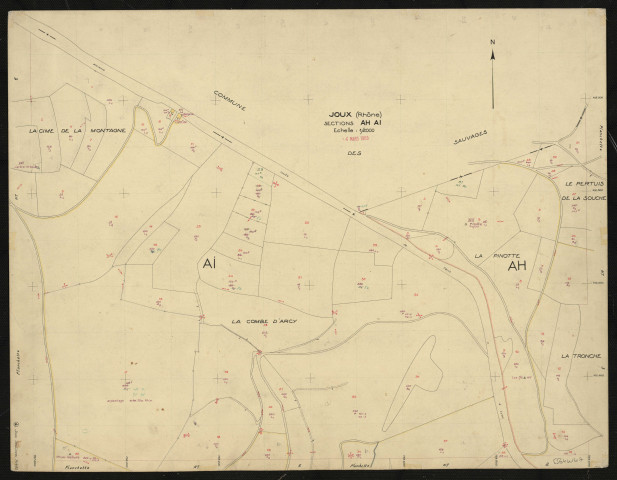 Sections AH AI : planchette n°4.