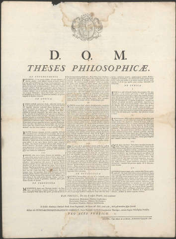 Académie de Lyon des Sciences, Littérature et Arts.