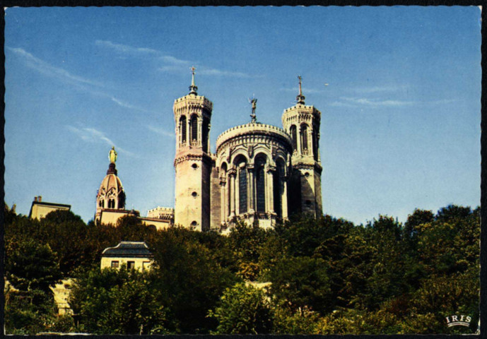 Lyon. Abside de la Basilique Notre-Dame de Fourvière.