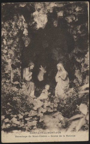 Saint-Cyr-au-Mont-d'Or. Hermitage du Mont-Cindre. Grotte de la Nativité.