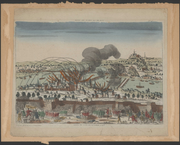 Siège de Lyon en octobre 1793.