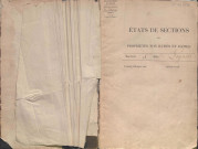 Section S dite de Loyasse, section T dite de Champvert, section U dite de Terre-Neuve, section V dite des Granges, section X dite de Saint-Irénée.