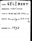 GILIBERT Ferdinand