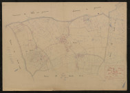 Section B dite de Ruissel 1ère feuille (partie de l'ancienne 1ère feuille). Plan révisé pour 1937.