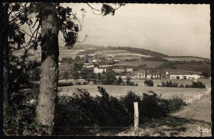 Duerne. Vue générale et sommet des Courtines.