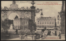 Place Stanislas. Grilles en fer forgé par Jean Lamour (XVIIIe siècle).
