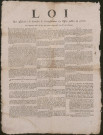 Loi du 27 août 1792, l'An IV de la Liberté, qui assujettit à la formalité de l'Enregistrement les effets publics au porteur.