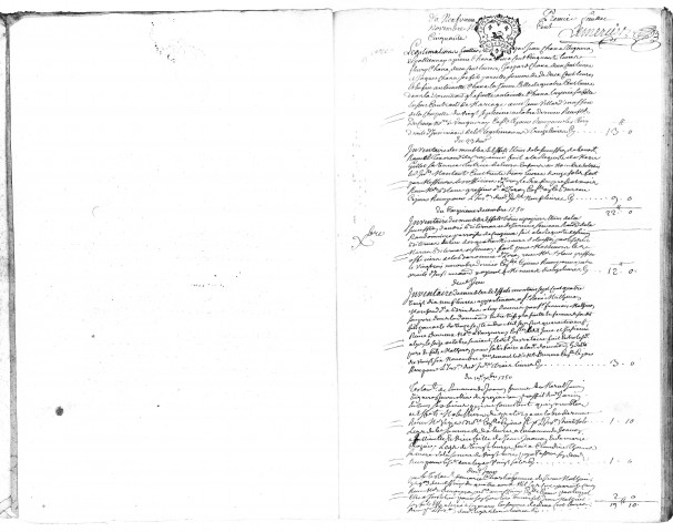 9 novembre 1750-17 mars 1763.