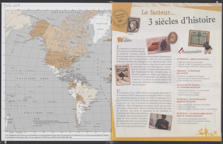 Almanach du facteur 2009.