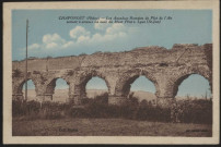 Chaponost. Les aqueducs romains du Plat de l'Air servant à amener les eaux du mont Pilat à Lyon (Saint-Just).