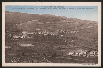 Vauxrenard. Les hameaux des Combiers, des Bourrons et le bourg.