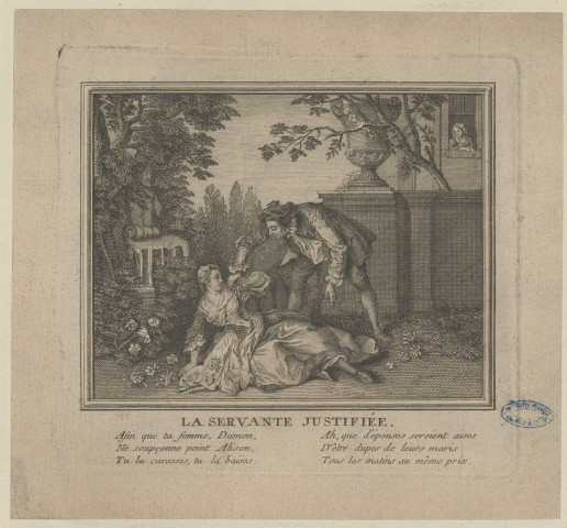 Gravures galantes du XVIIIe siècle.